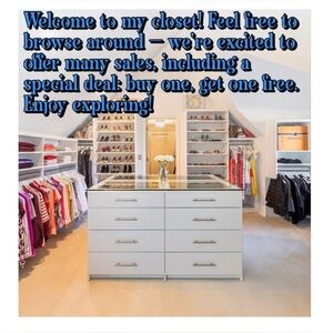 Welcome to my closet!